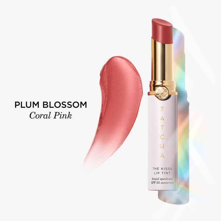 Kissu-Lip-Tint-PP-CL21310T-Plum-Blossom-cap-off-swatch-coral-pink.jpg