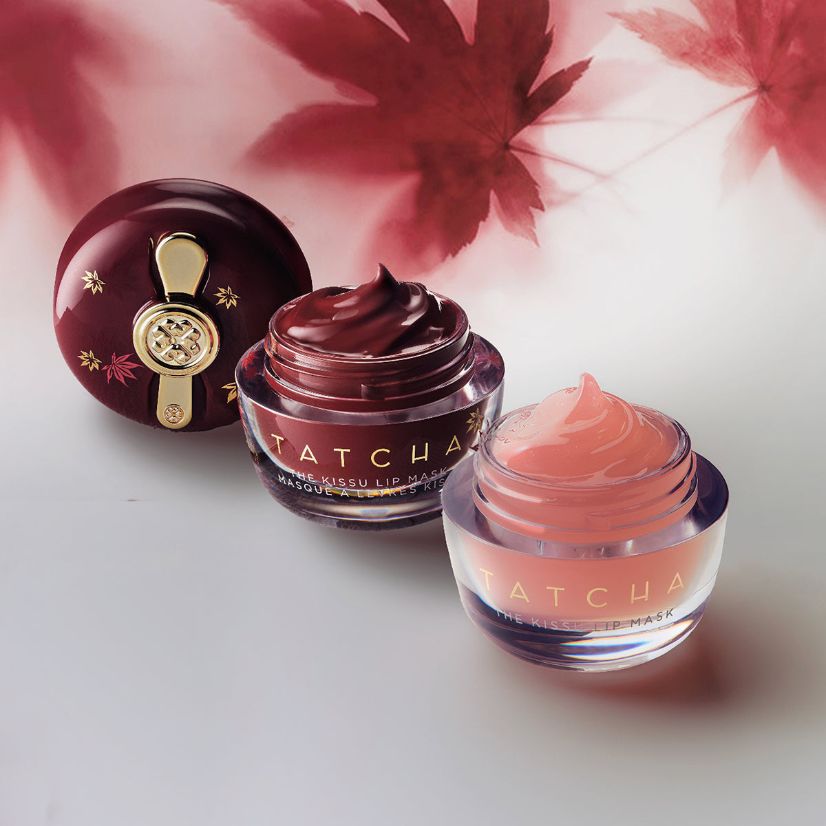 The Kissu Lip Mask Deep Maple Red